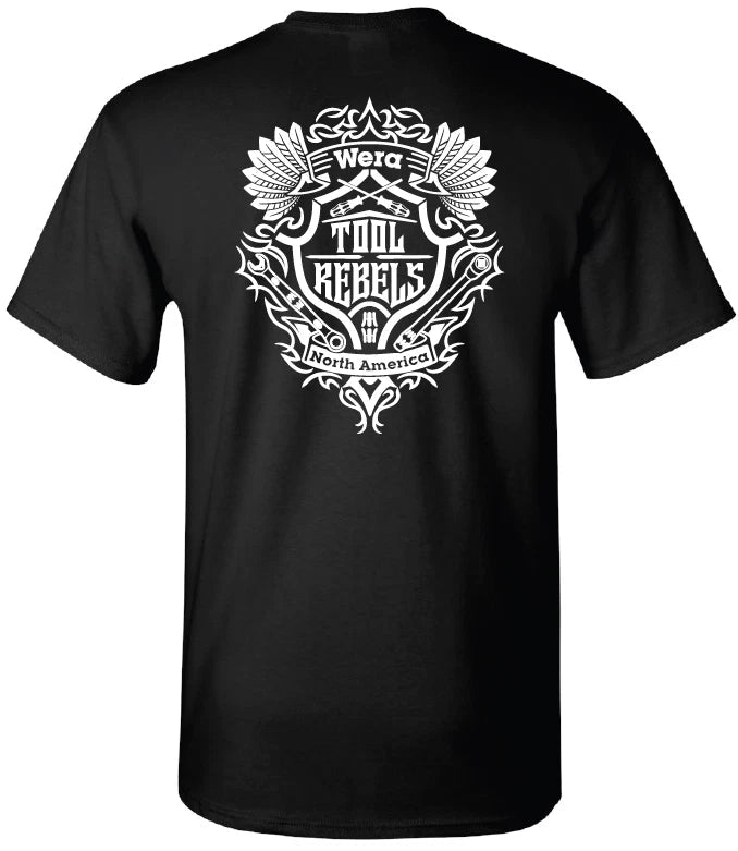 Wera Tools Tool Rebel Short Sleeve T-Shirt – Black (WERATRSHIRT) - Mr. Tools