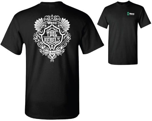 Wera Tools Tool Rebel Short Sleeve T-Shirt – Black (WERATRSHIRT) - Mr. Tools