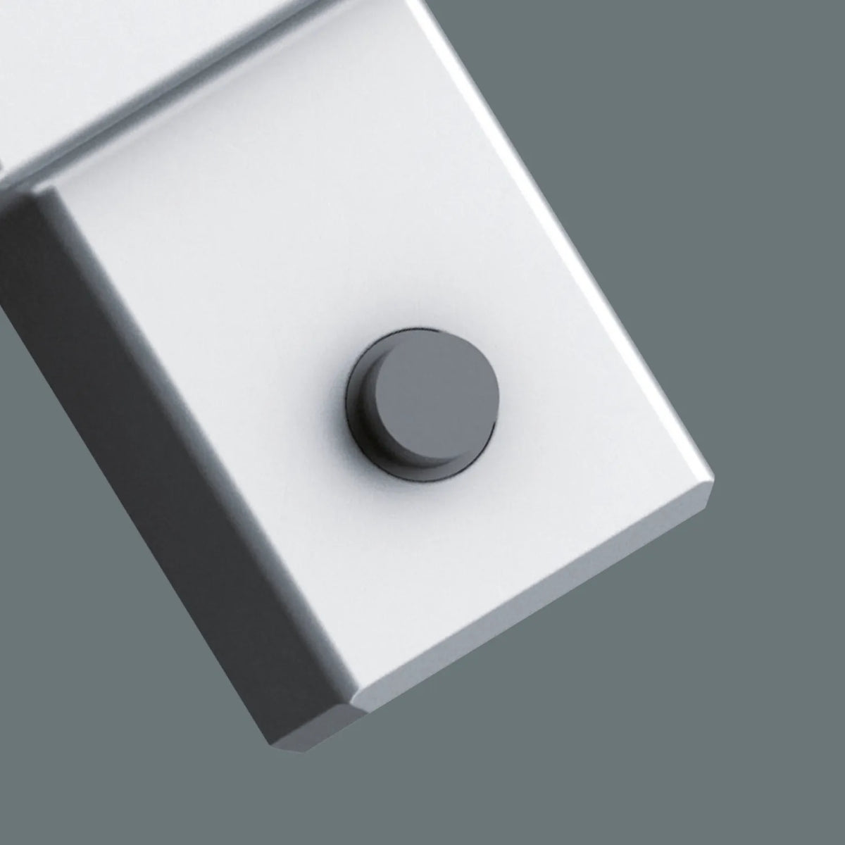 Detailed close-up of the safety pin lock mechanism on a Wera 14x18 mm torque wrench insert tool