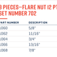 Wright Tool 12 Point Flare Nut Crowfoot Wrench Set SAE 8 Pieces 702 - Mr. Tools