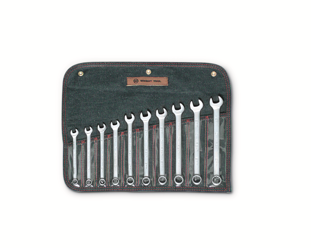 Wright Tool WRIGHTGRIP® 2.0 12 Point Combination Wrench Set 10 Pieces Metric 751 - Mr. Tools