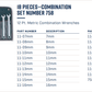 Wright Tool WRIGHTGRIP® 2.0 12 Point Combination Wrench Set 18 Pieces Metric 758 - Mr. Tools