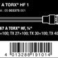 wera 8767 a torx® hf 1 zyklop socket set 1/4" drive 4 piece 05003375001