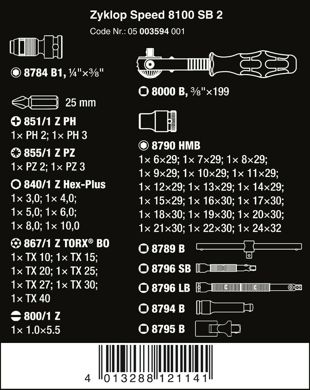 Wera 8100 deals sb 2