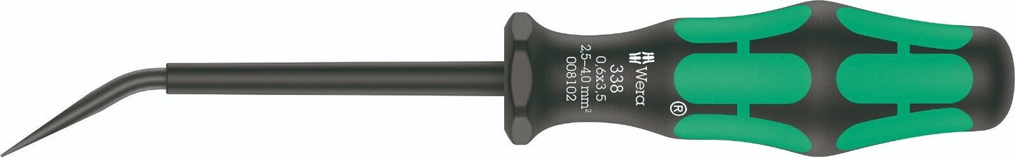 Wera 338 Actuation Tool For Terminal Blocks Spring Cages 0.6 x 3.5mm 05008102001