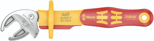 Wera 6004 Joker VDE Insulated Self Setting Spanner Wrench Small 05020151001