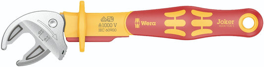 Wera 6004 Joker VDE Insulated Self Setting Spanner Wrench Large 05020153001