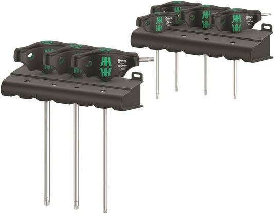 wera 467/7 hf set 1 torx® t-handle screwdriver set with rack 7 piece 05023452001