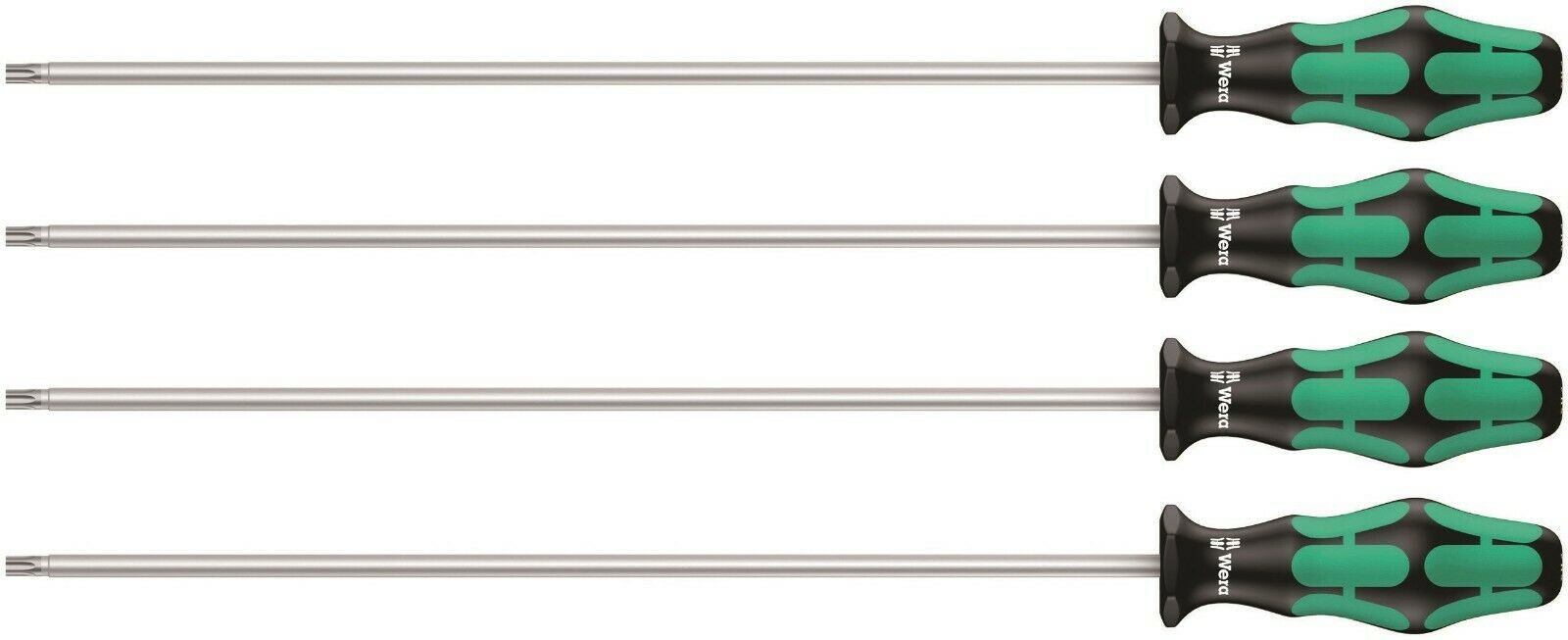 wera 367/4 kraftform plus torx® hf screwdriver set 300 mm 4 piece 05028074001