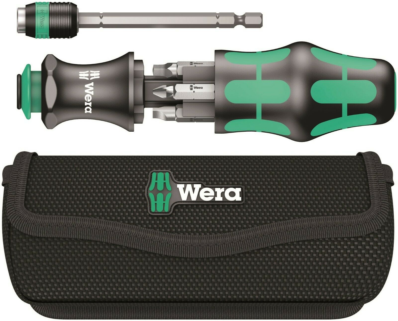 wera kraftform kompakt 26 combination driver magazine and pouch set 05051025001