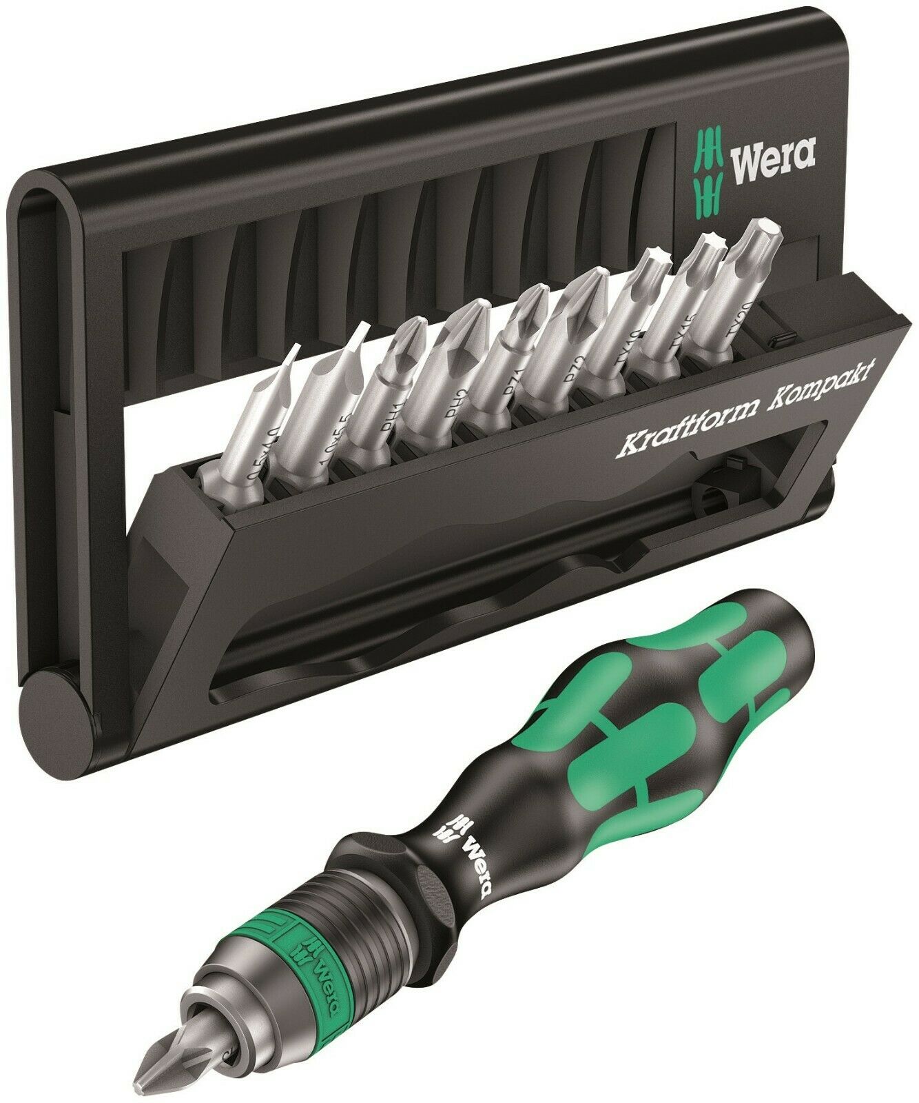 wera kraftform kompakt 10 screwdriver set 05056653001
