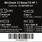 Wera Bit Check 12 Wood TX HF 1 Bits Set 12 Pieces 05057435001