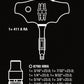Wera Kraftform Kompakt 400 RA Set 2 Ratcheting T-Handle Set SAE 05057474001