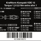 Wera Kraftform Kompakt VDE 15 Slim Insulated Torque Screwdriver Set 05059291001