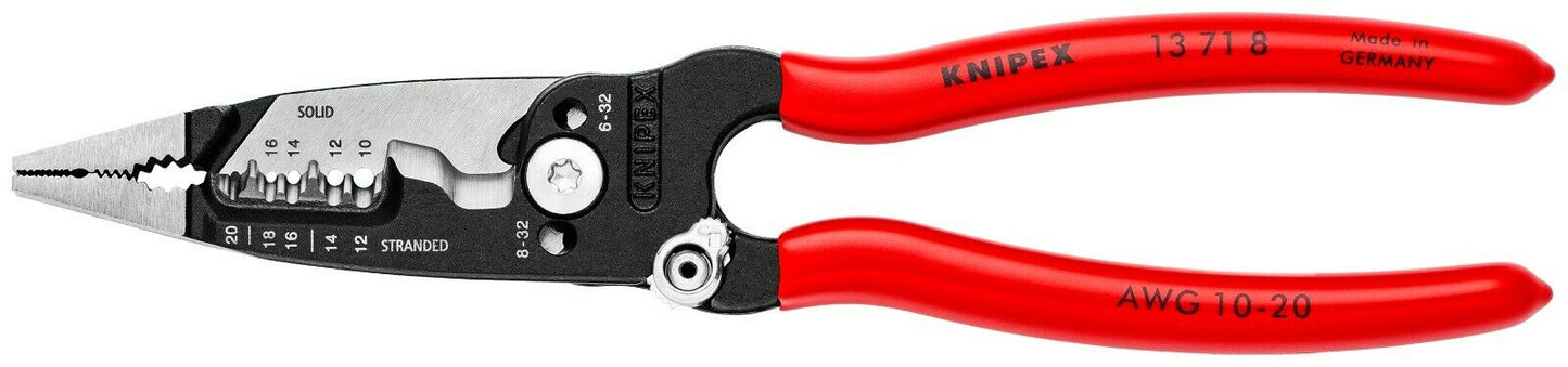 knipex forged wire strippers 8" 13 71 8