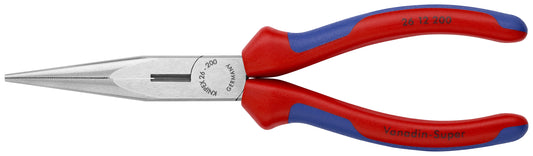 knipex long nose pliers with side cutter 8" 26 12 200