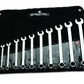wright tool wrightgrip® 2.0 12 point combination wrench set 11 piece sae 711