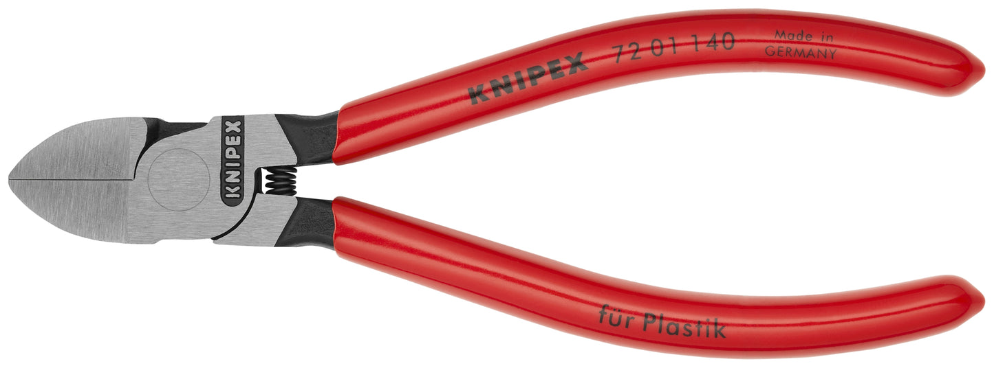 knipex diagonal cutters 5 1/2" 72 01 140