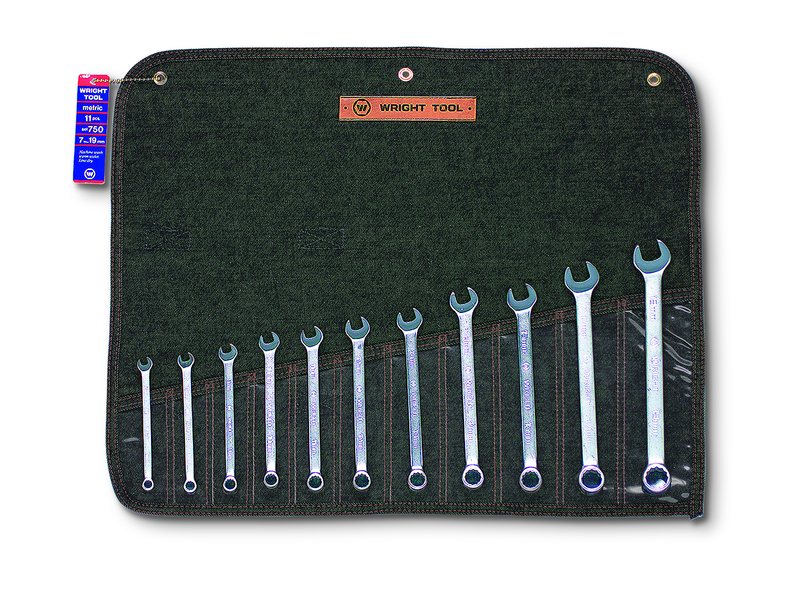 wright tool wrightgrip® 2.0 12 point combination wrench set 11 piece metric 750