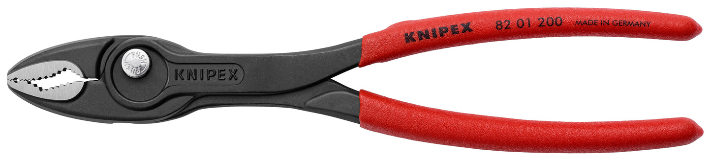 knipex twingrip slip joint pliers 8" 82 01 200