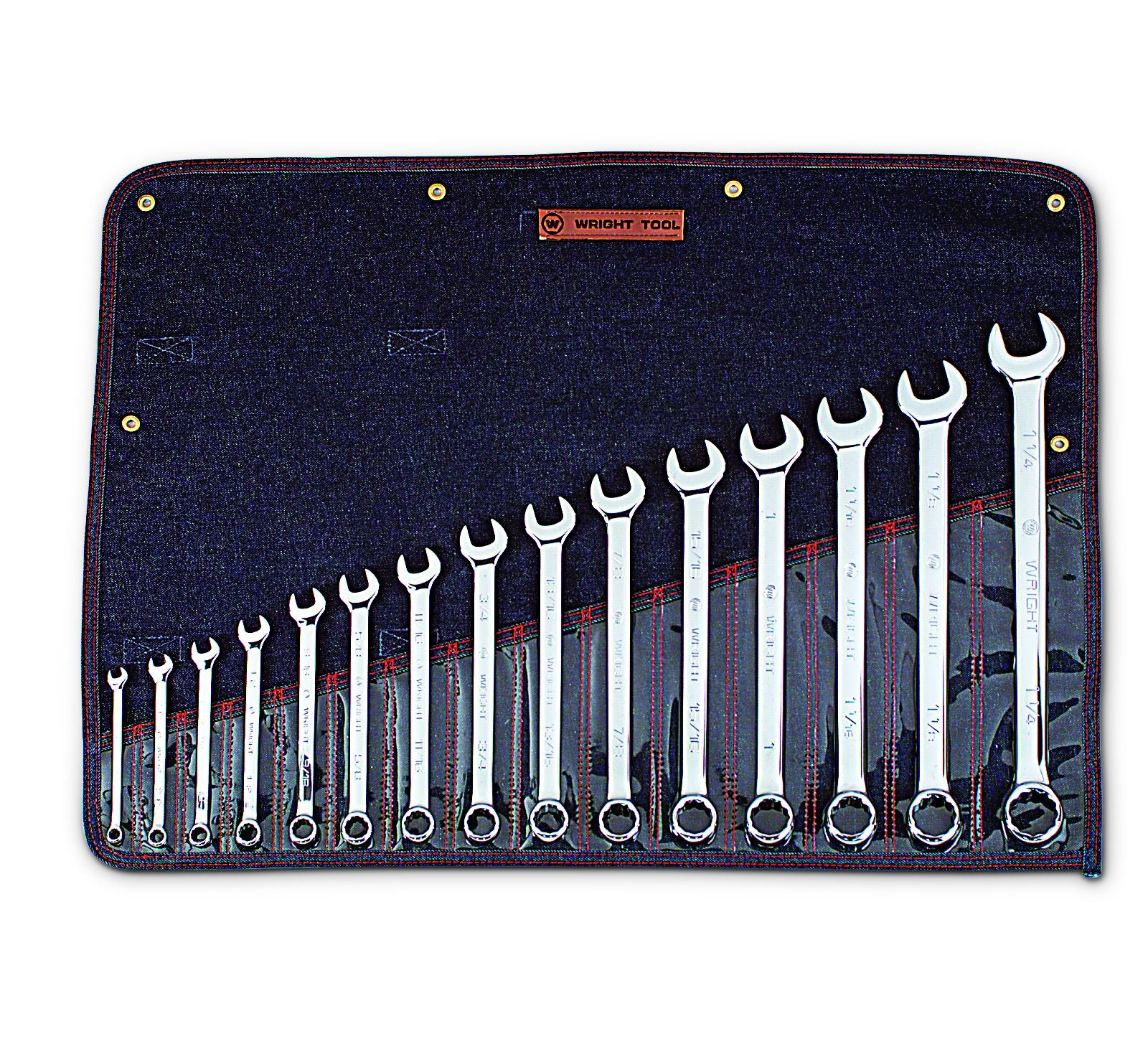 wright tool wrightgrip® 2.0 12 point combination wrench set 15 piece sae 915