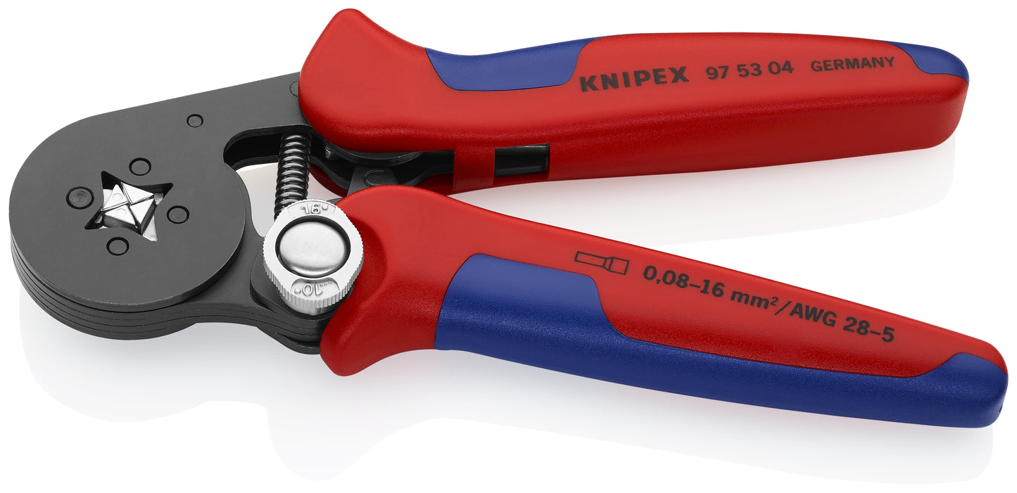 knipex self adjusting crimping pliers 7 1/4" 97 53 04