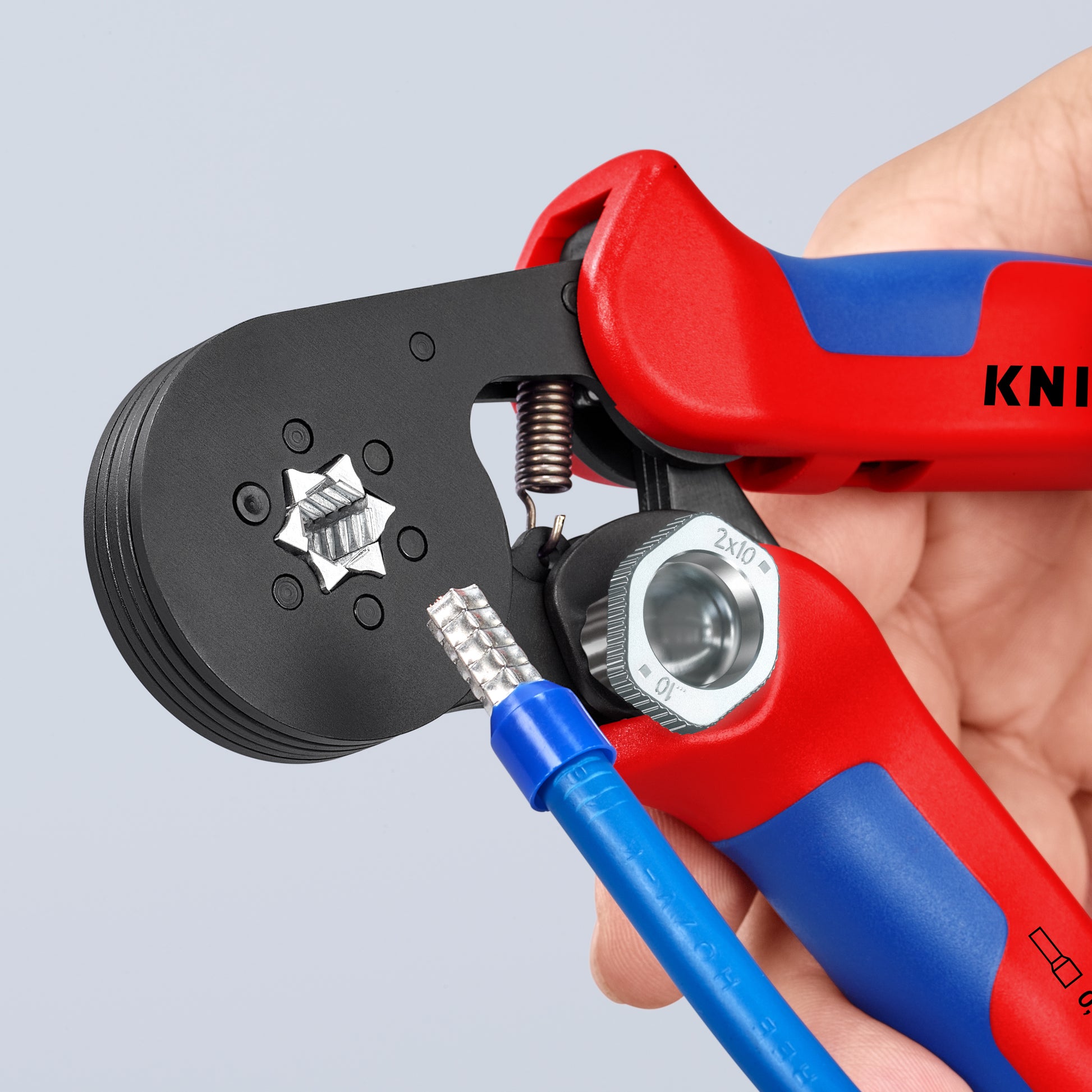 Knipex 7-1/4 Pliers Wrench 8605180 Adjustable Wrench w Comfort Grips