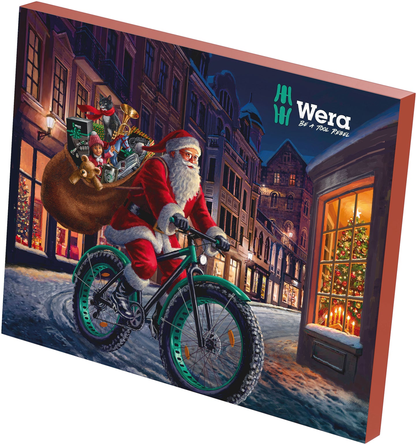 Wera 2023 Advent Calendar Tool Set - Limited Edition Christmas Gift with Hex Key Set, Screwdrivers, Bits & Accessories – 05136607001
