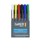 Faro Saber Paint RT 6 - Pack Multicolor Paint Markers 59176 - Mr. Tools