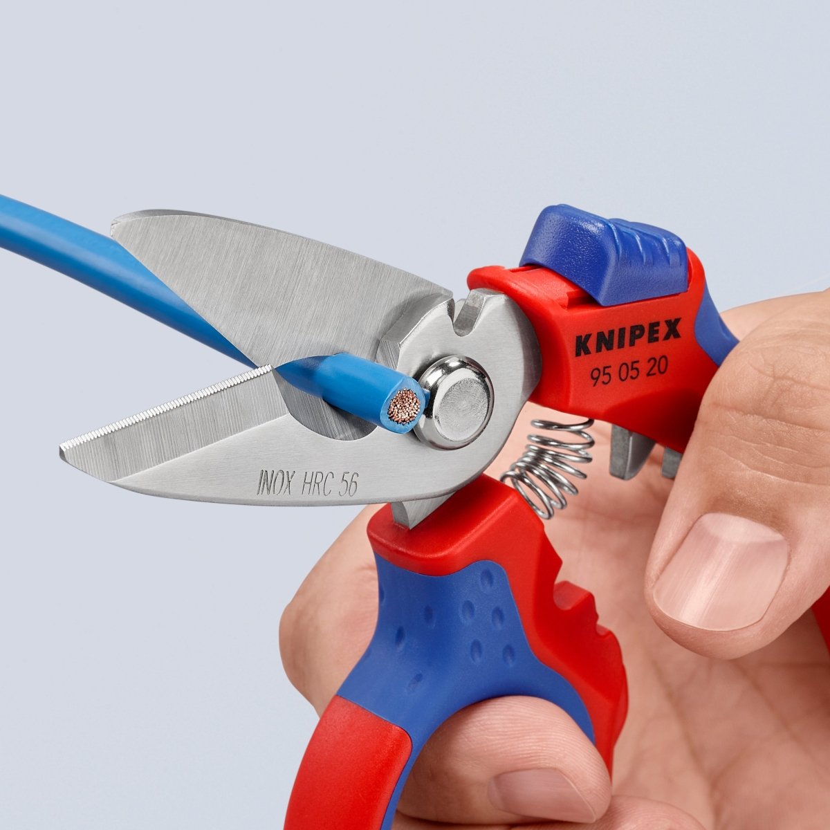 Knipex Angled Electrician Shears 6 1/4" 95 05 20 US - Mr. Tools