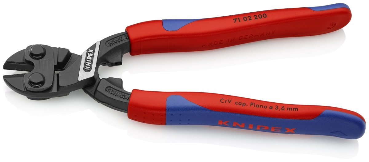 Knipex CoBalt® High Leverage Bolt Cutters 8" 71 02 200 - Mr. Tools