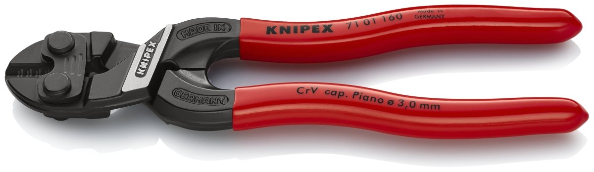 Knipex CoBalt® S Compact Bolt Cutters 6 1/4" 71 01 160 - Mr. Tools