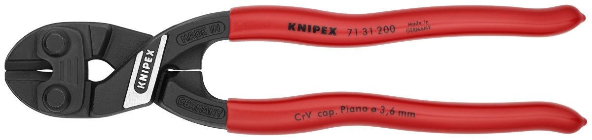 Knipex CoBolt® High Leverage Bolt Cutters 8" 71 31 200 - Mr. Tools
