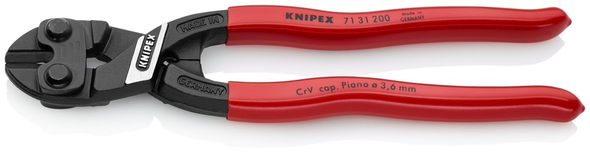 Knipex CoBolt® High Leverage Bolt Cutters 8" 71 31 200 - Mr. Tools