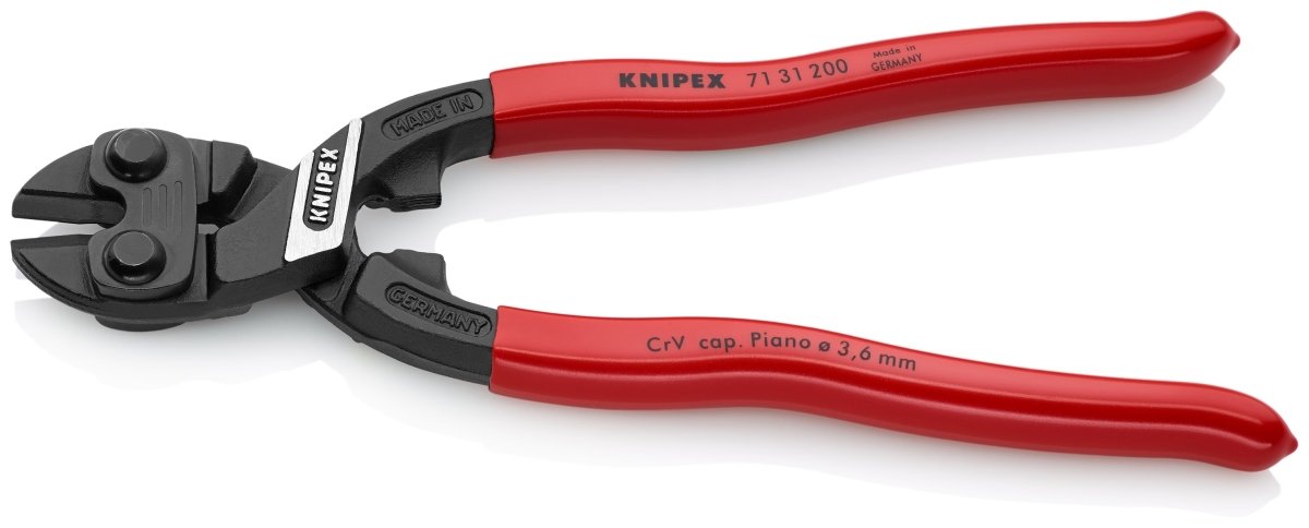 Knipex CoBolt® High Leverage Bolt Cutters 8" 71 31 200 - Mr. Tools
