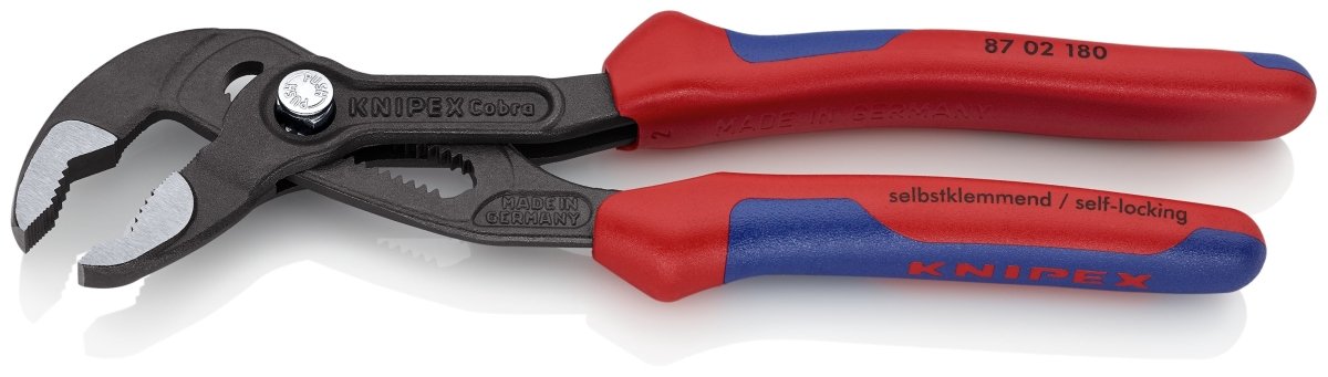 Knipex Cobra® High - Tech Water Pump Pliers 7 1/4" 87 02 180 - Mr. Tools
