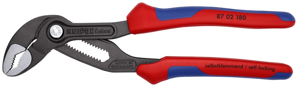 Knipex Cobra® High - Tech Water Pump Pliers 7 1/4" 87 02 180 - Mr. Tools