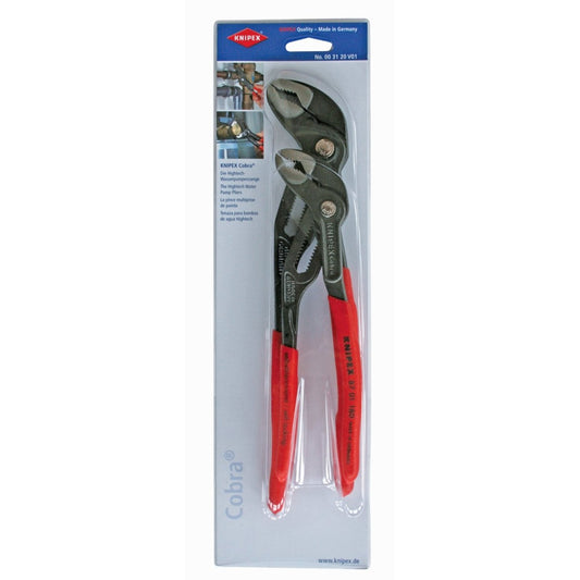 Knipex Cobra® Water Pump Pliers Set 2 Piece 00 31 20 V01 US - Mr. Tools