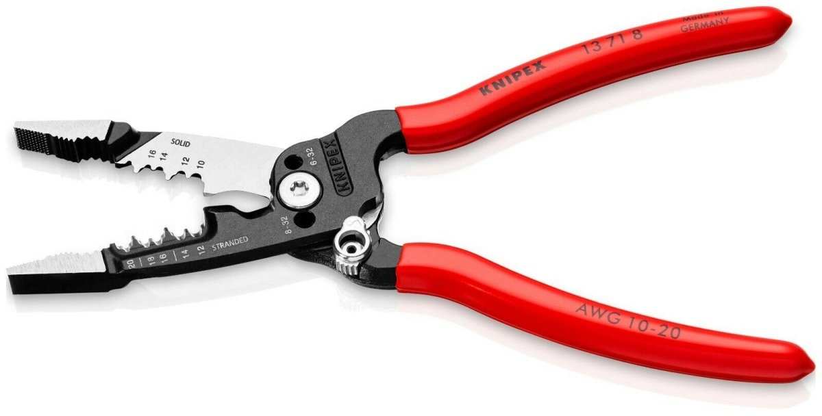 Knipex Forged Wire Strippers 8 - inch – 13 71 8 - Mr. Tools