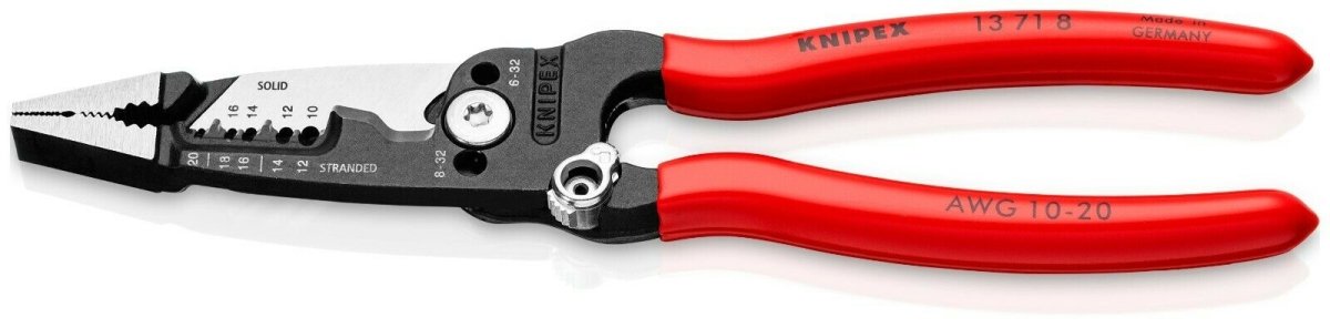 Knipex Forged Wire Strippers 8 - inch – 13 71 8 - Mr. Tools