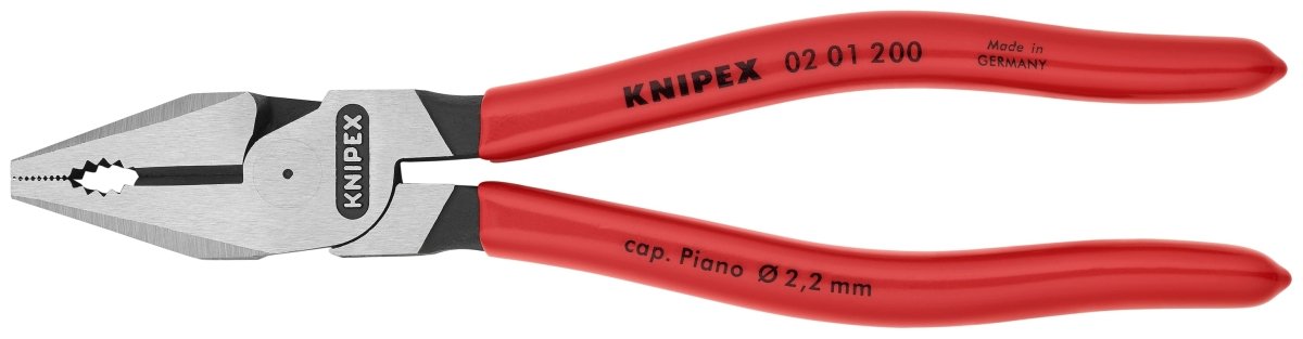 Knipex High Leverage Combination Pliers 8" 02 01 200 - Mr. Tools