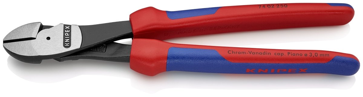 Knipex High Leverage Diagonal Cutters 10" 74 02 250 - Mr. Tools