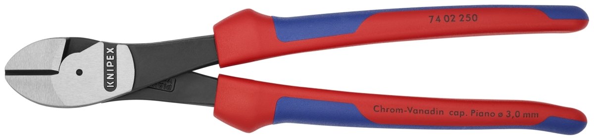 Knipex High Leverage Diagonal Cutters 10" 74 02 250 - Mr. Tools