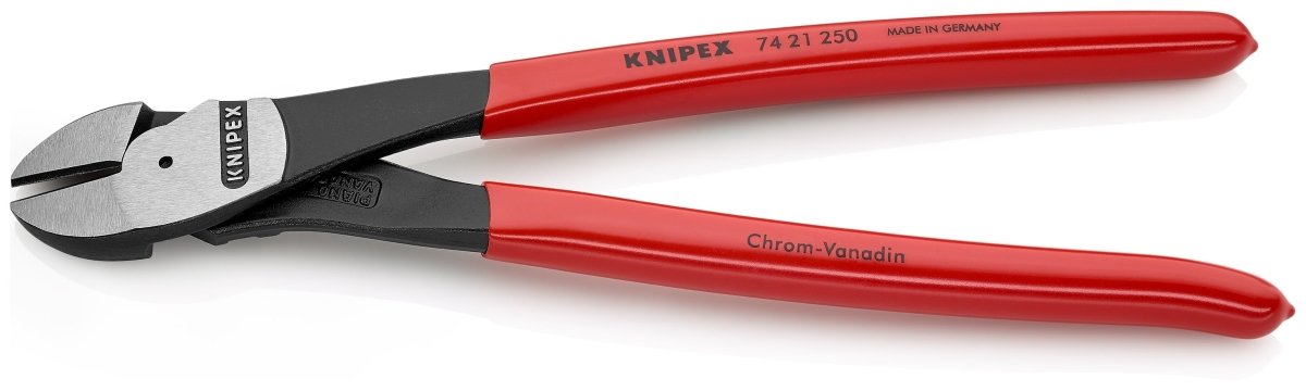 Knipex High Leverage Diagonal Cutters 10" 74 21 250 - Mr. Tools