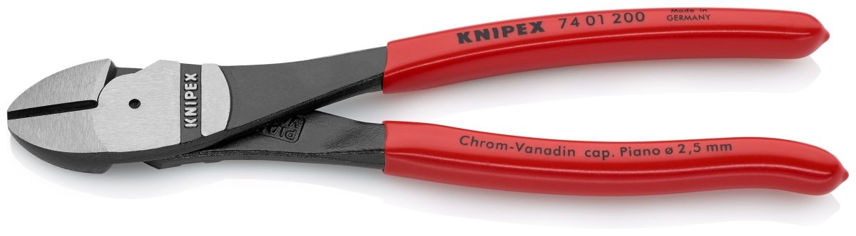 Knipex High Leverage Diagonal Cutters 8" 74 01 200 - Mr. Tools