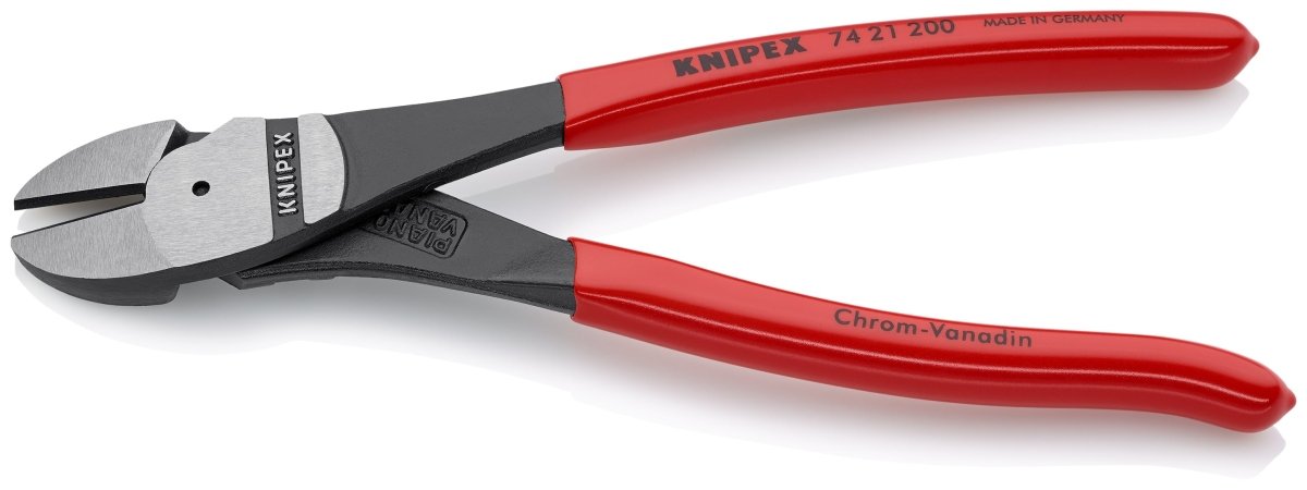 Knipex High Leverage Diagonal Cutters 8" 74 21 200 - Mr. Tools
