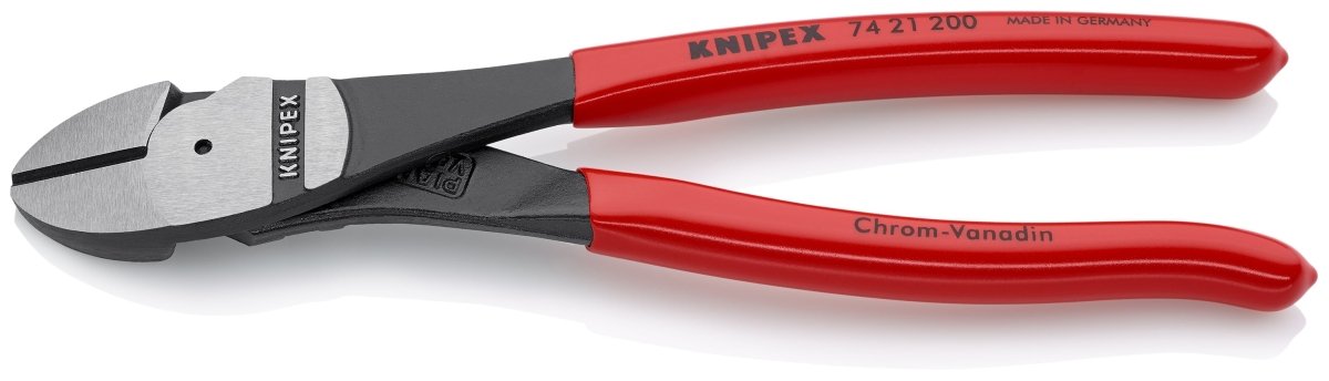 Knipex High Leverage Diagonal Cutters 8" 74 21 200 - Mr. Tools