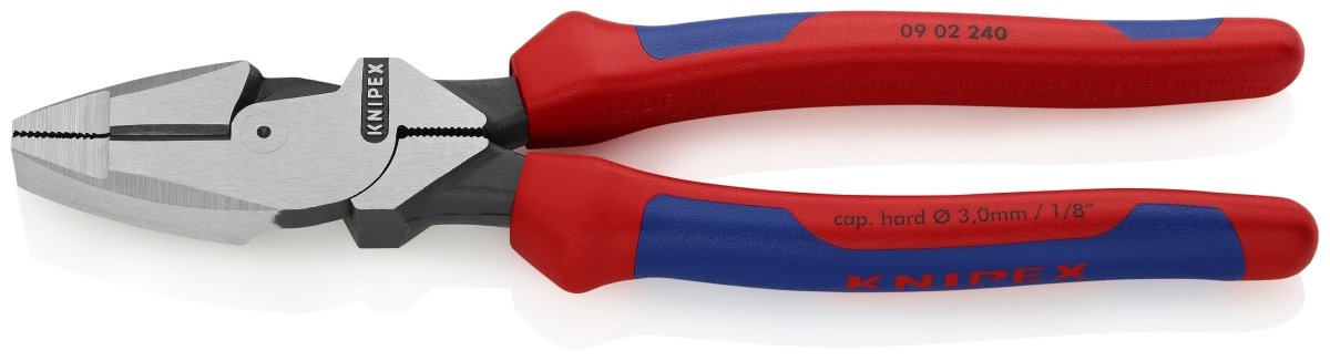 Knipex High Leverage Lineman's Pliers 9.5" 09 02 240 - Mr. Tools