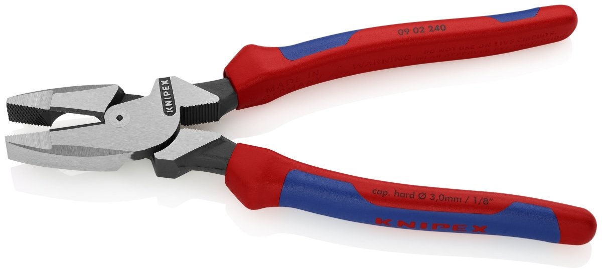 Knipex High Leverage Lineman's Pliers 9.5" 09 02 240 - Mr. Tools