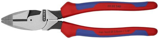 Knipex High Leverage Lineman's Pliers 9.5" 09 02 240 - Mr. Tools